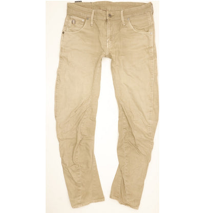 G-Star Arc 3D Men Beige Tapered Slim Stretch Jeans W31 L30
