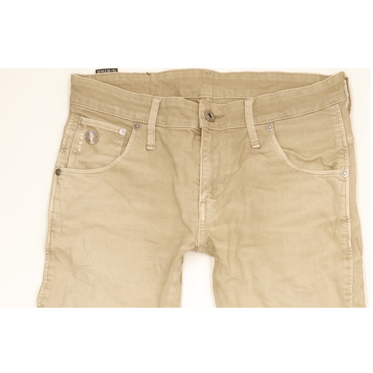 G-Star Arc 3D Men Beige Tapered Slim Stretch Jeans W31 L30
