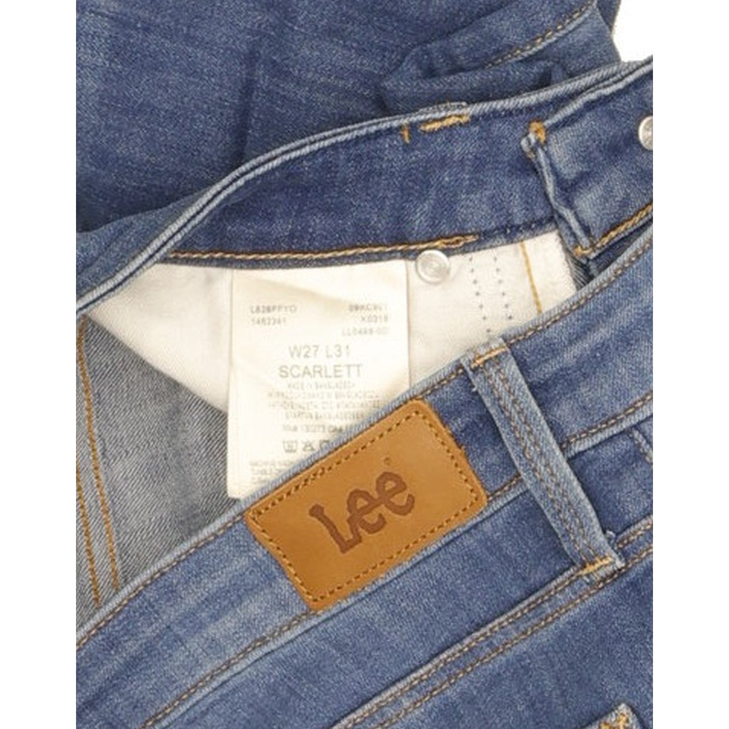 Lee Scarlett Women Blue Skinny Slim Stretch Jeans W27 L29