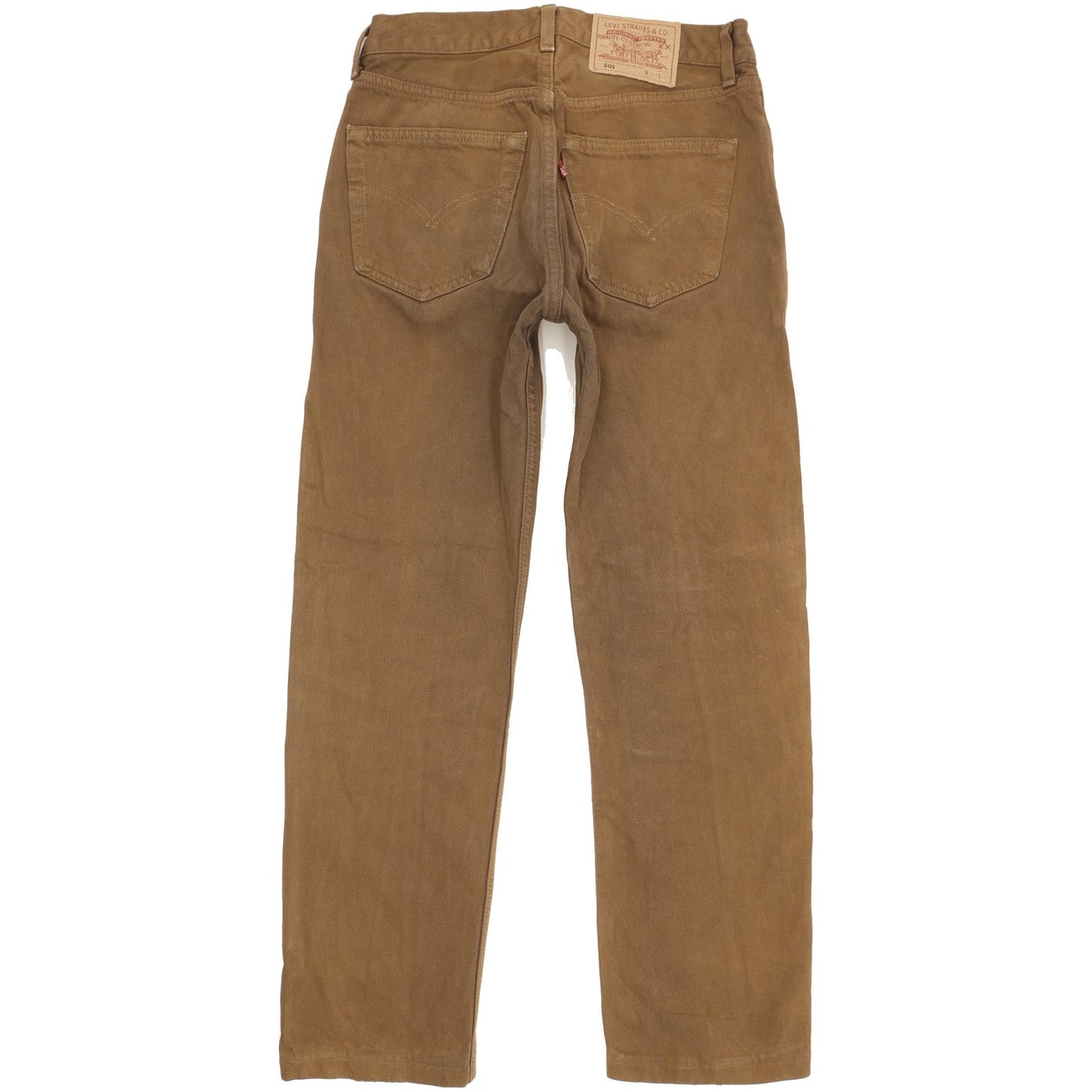Levi's 501 Made in USA Men Brown Straight Regular Jeans W31 L28