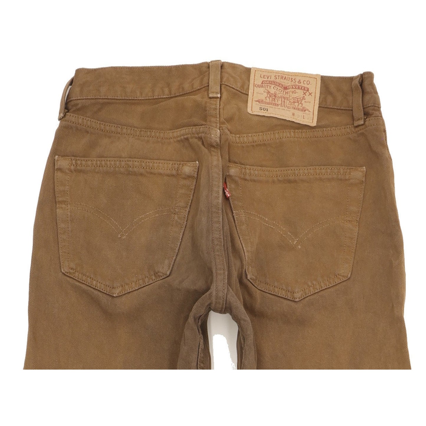 Levi's 501 Made in USA Men Brown Straight Regular Jeans W31 L28