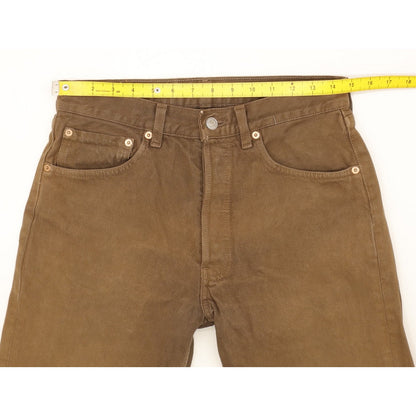 Levi's 501 Made in USA Men Brown Straight Regular Jeans W31 L28