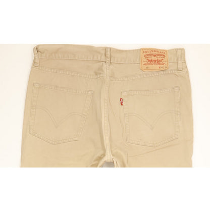 Levi's 751 Men Beige Straight Regular Jeans W36 L31