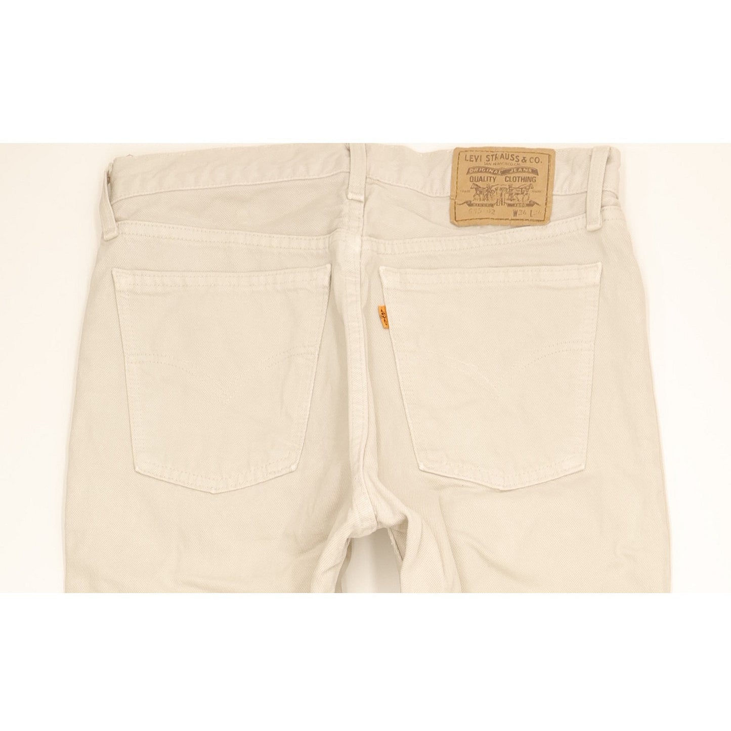 Levi's 615 Men Beige Straight Regular Jeans W33 L33