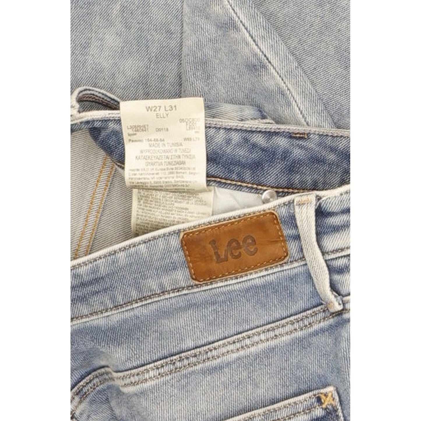 Lee Elly Women Blue Skinny Slim Stretch Jeans W27 L29