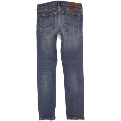 Lee Luke Men Blue Skinny Slim Stretch Jeans W33 L30