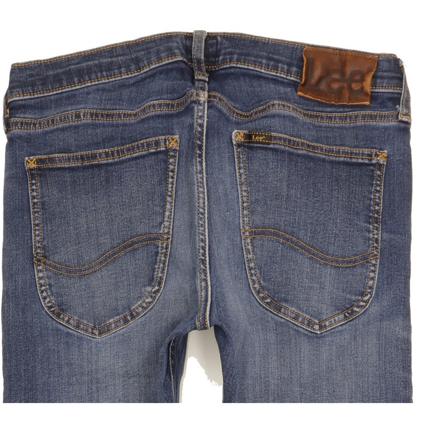 Lee Luke Men Blue Skinny Slim Stretch Jeans W33 L30