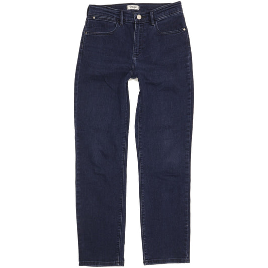 Wrangler Women Blue Straight Slim Stretch Jeans W28 L28