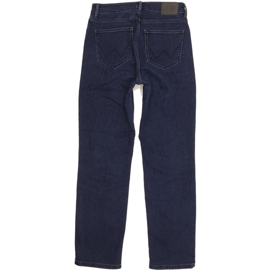 Wrangler Women Blue Straight Slim Stretch Jeans W28 L28