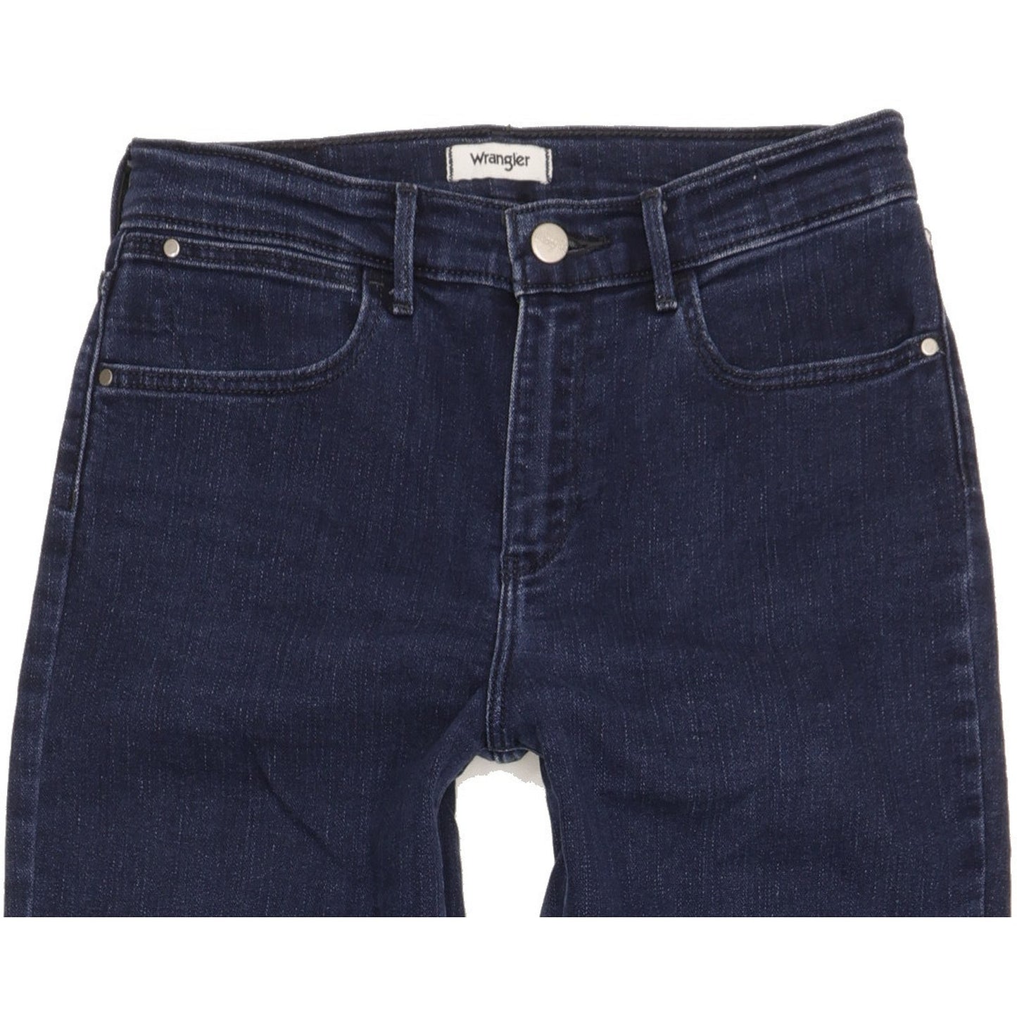 Wrangler Women Blue Straight Slim Stretch Jeans W28 L28