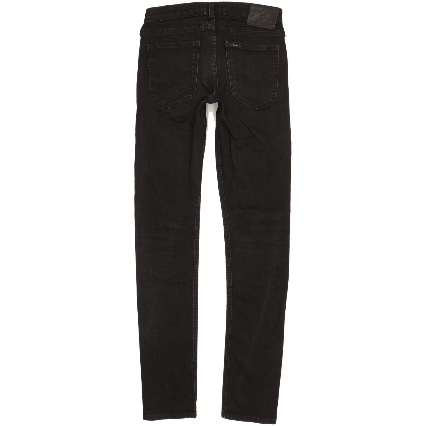 Lee Luke Men Black Skinny Slim Stretch Jeans W28 L34