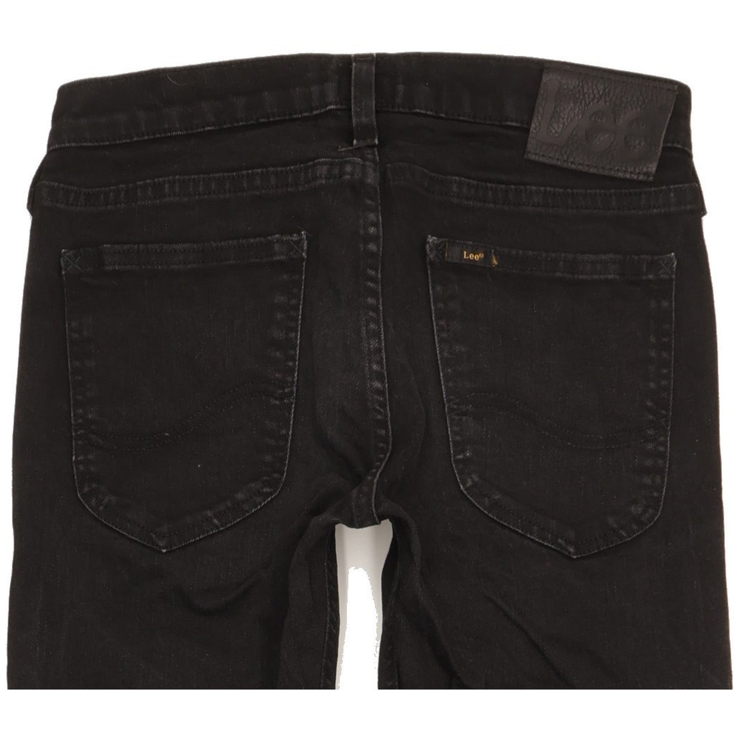 Lee Luke Men Black Skinny Slim Stretch Jeans W28 L34