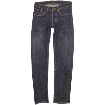 Lee Daren Men Blue Straight Slim Stretch Jeans W28 L31