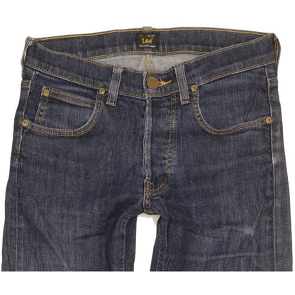 Lee Daren Men Blue Straight Slim Stretch Jeans W28 L31