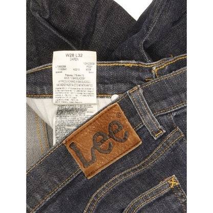 Lee Daren Men Blue Straight Slim Stretch Jeans W28 L31