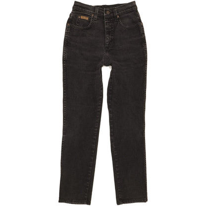 Wrangler Paula Black Straight Slim Stretch Jeans High Waisted W28 L28