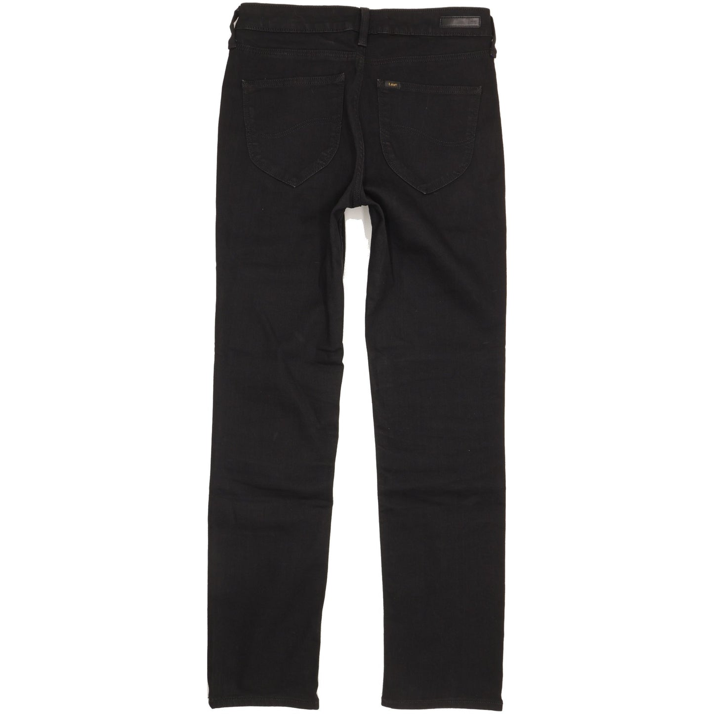 Lee Marion Women Black Straight Slim Stretch Jeans W30 L31