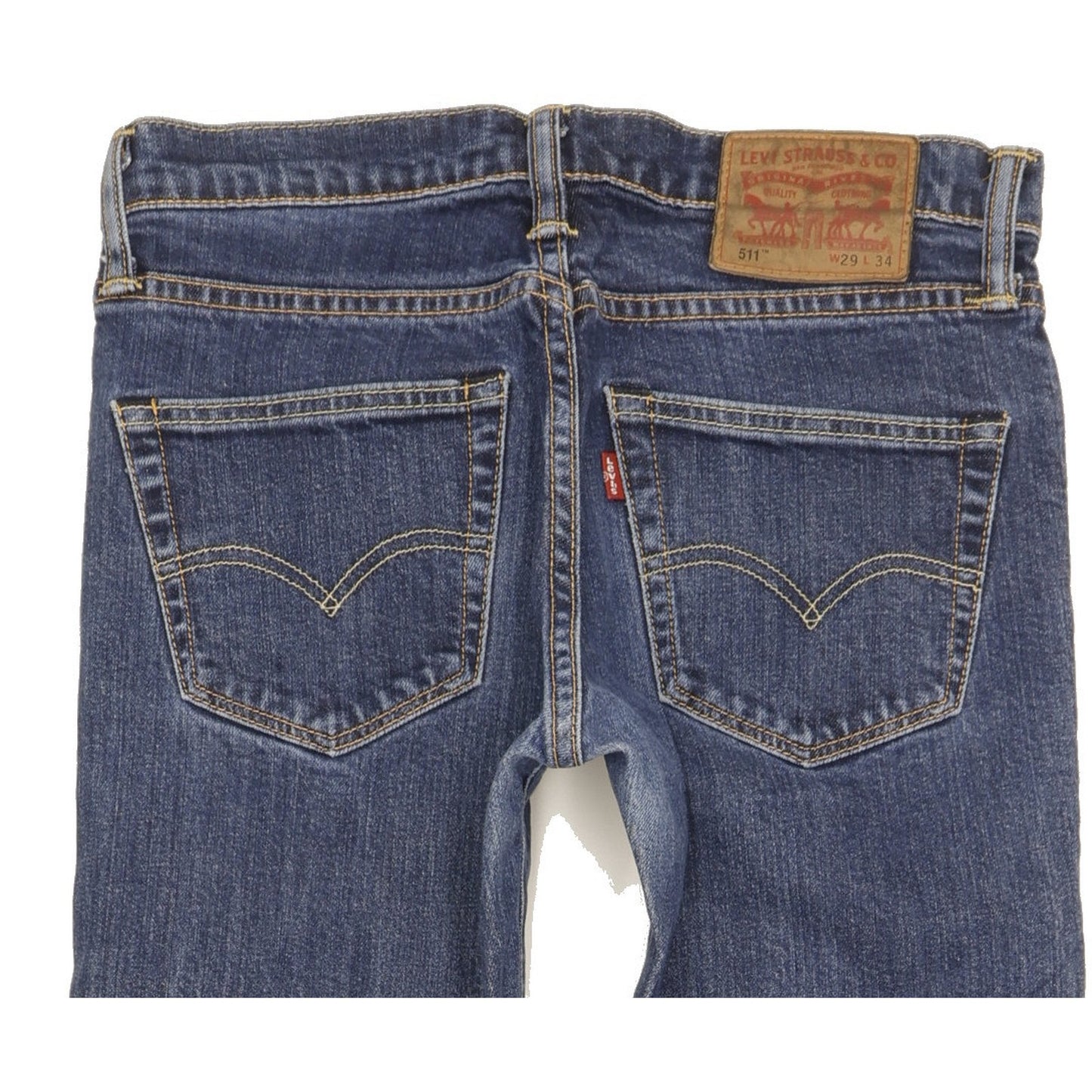 Levi's 511 Men Blue Straight Slim Jeans W29 L31