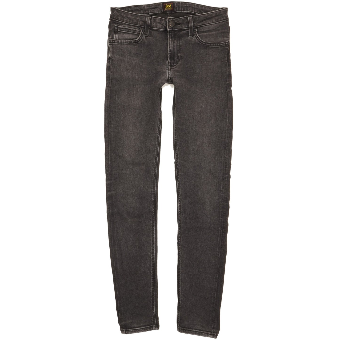 Lee Malone Men Black Skinny Slim Stretch Jeans W30 L33