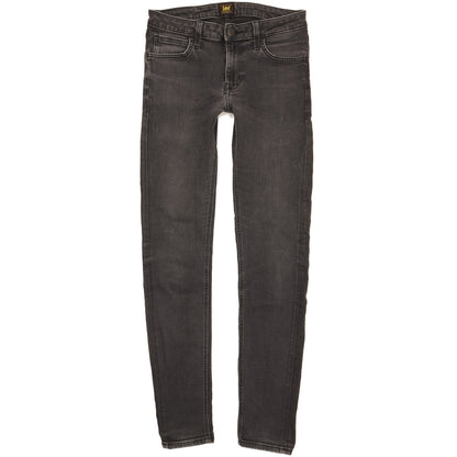 Lee Malone Men Black Skinny Slim Stretch Jeans W30 L33