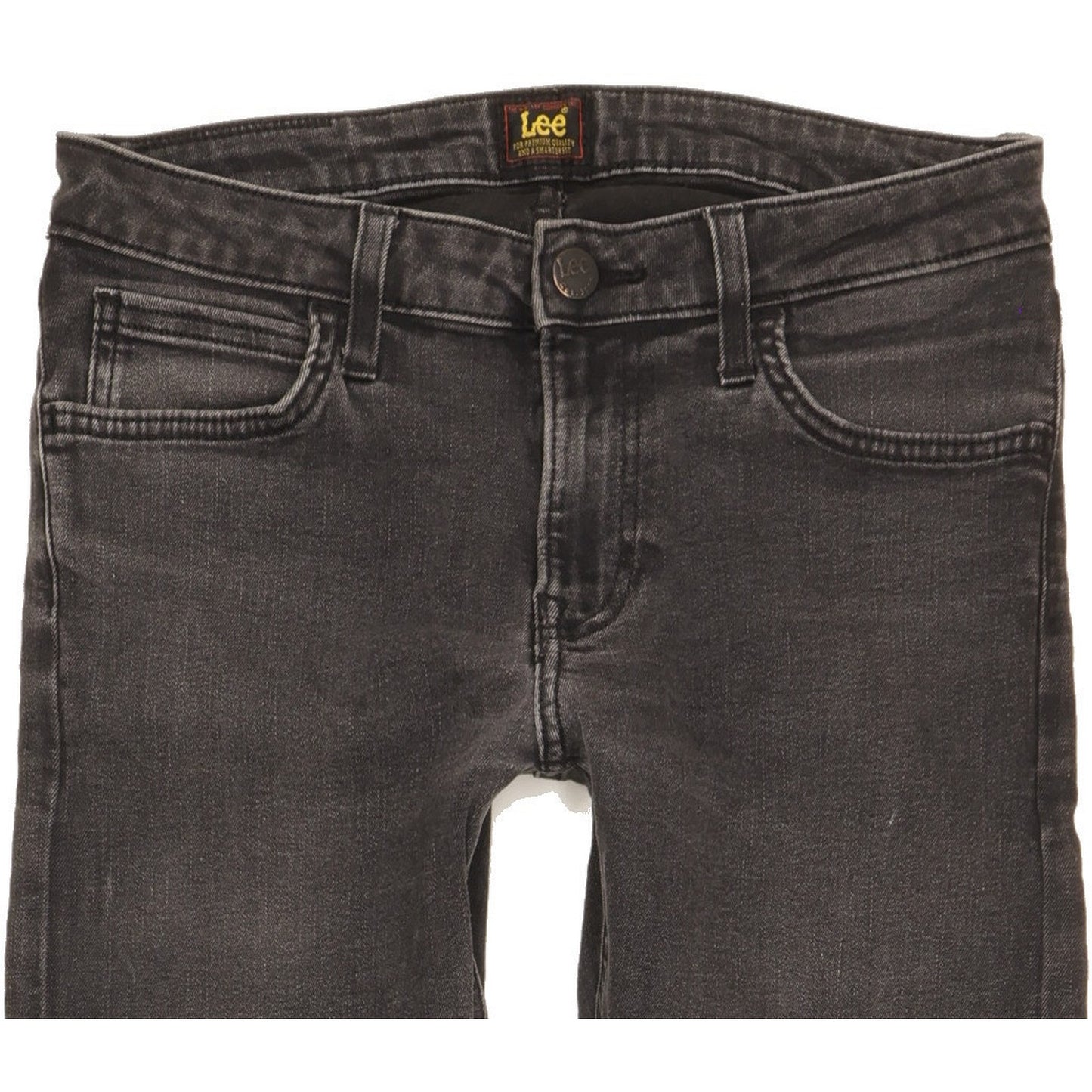 Lee Malone Men Black Skinny Slim Stretch Jeans W30 L33