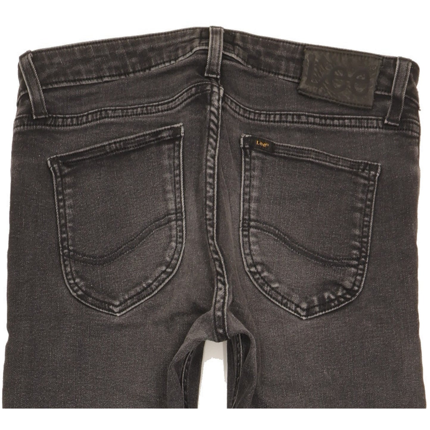Lee Malone Men Black Skinny Slim Stretch Jeans W30 L33