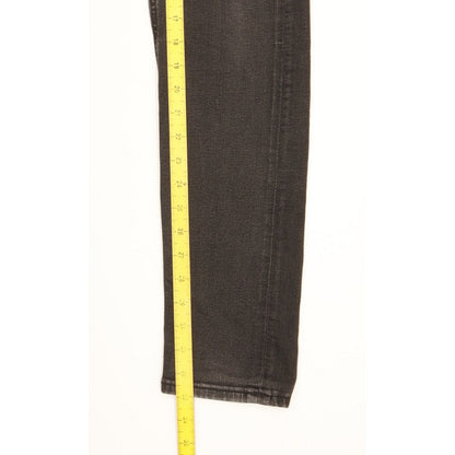 Lee Malone Men Black Skinny Slim Stretch Jeans W30 L33