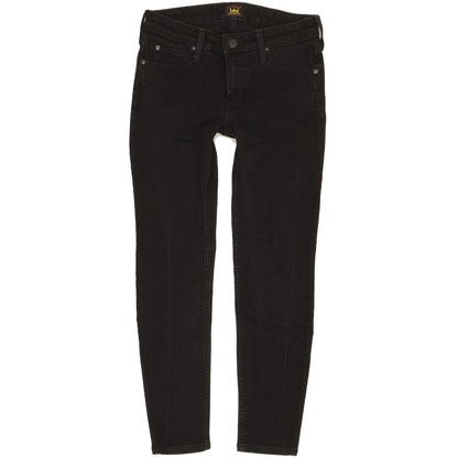 Lee Scarlett Women Black Skinny Slim Stretch Jeans W27 L26