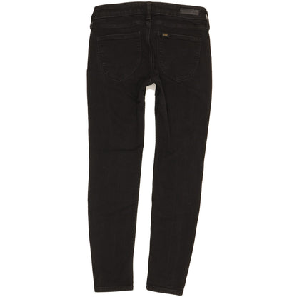 Lee Scarlett Women Black Skinny Slim Stretch Jeans W27 L26