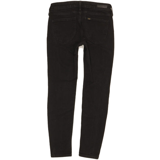 Lee Scarlett Women Black Skinny Slim Stretch Jeans W27 L26