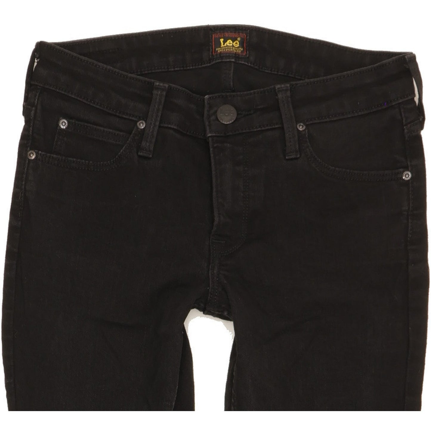 Lee Scarlett Women Black Skinny Slim Stretch Jeans W27 L26
