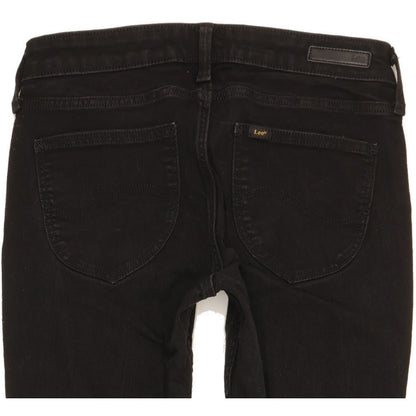 Lee Scarlett Women Black Skinny Slim Stretch Jeans W27 L26