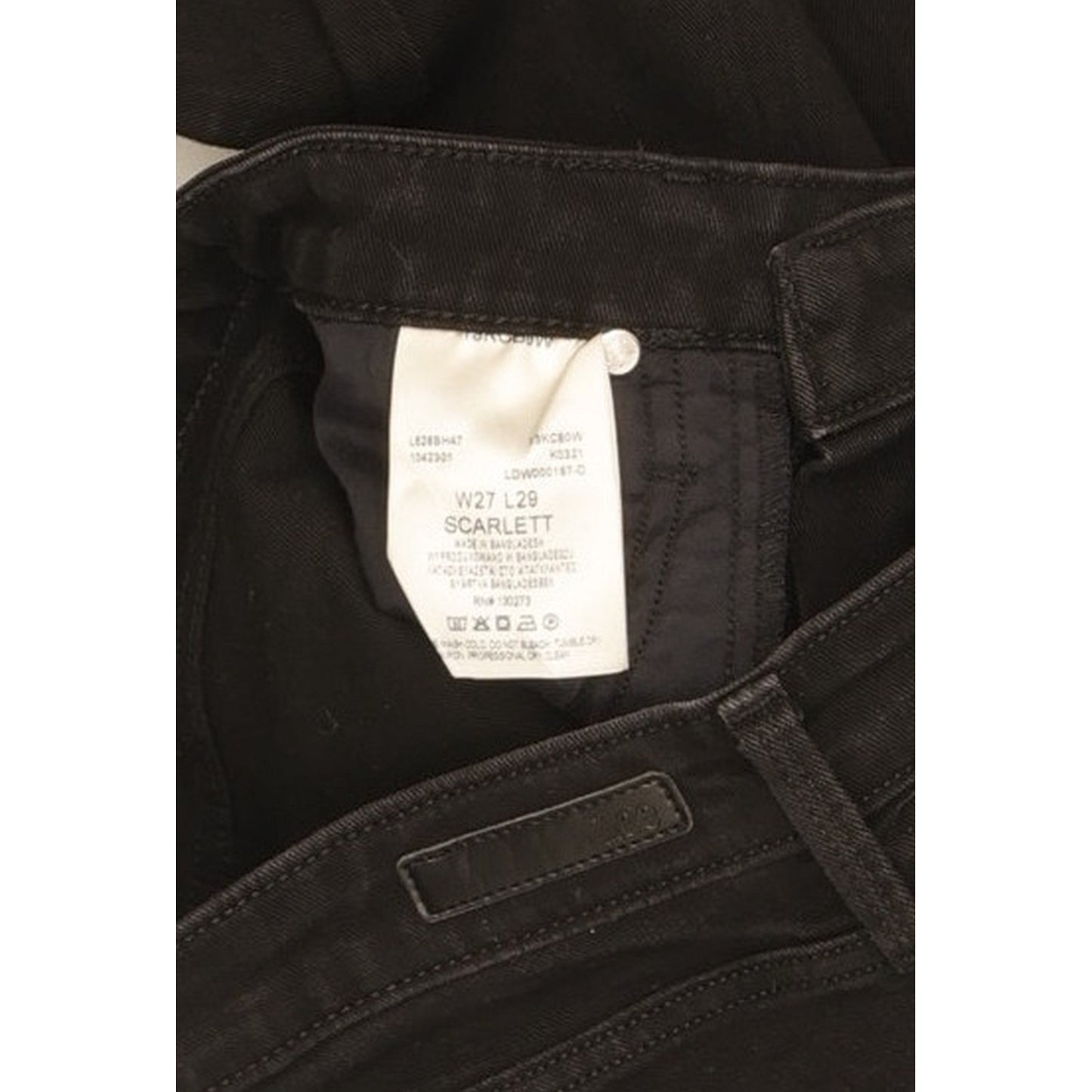 Lee Scarlett Women Black Skinny Slim Stretch Jeans W27 L26