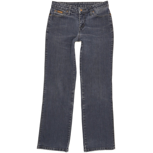 Wrangler Men Blue Bootcut Regular Stretch Jeans W28 L29