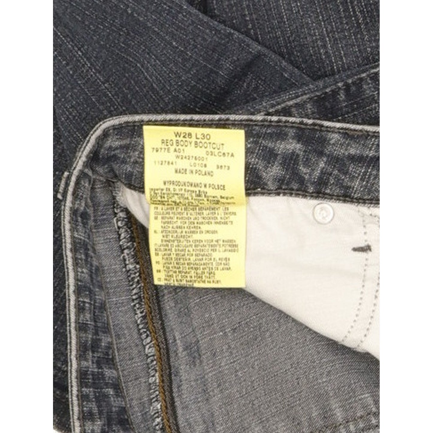 Wrangler Men Blue Bootcut Regular Stretch Jeans W28 L29