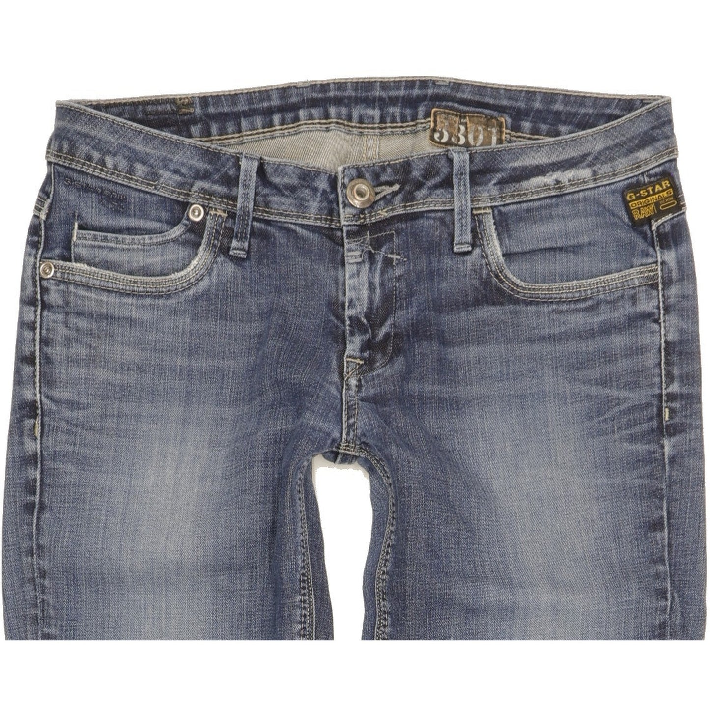 G-Star New Tag Women Blue Skinny Slim Stretch Jeans W30 L32
