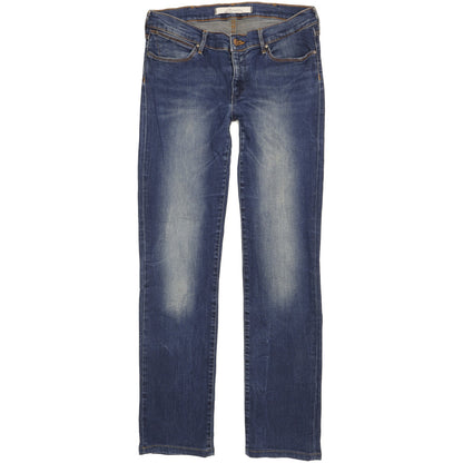 Wrangler Drew Women Blue Straight Slim Stretch Jeans W30 L31