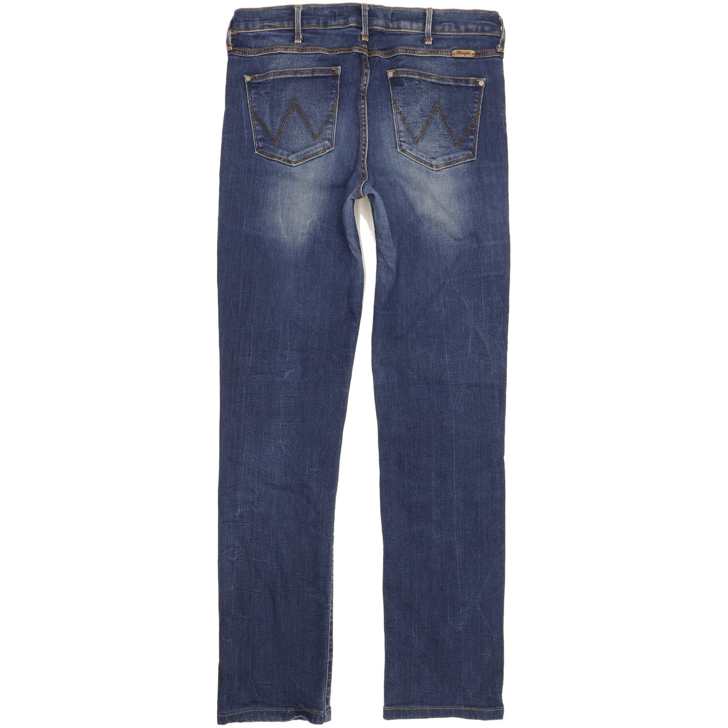 Wrangler Drew Women Blue Straight Slim Stretch Jeans W30 L31