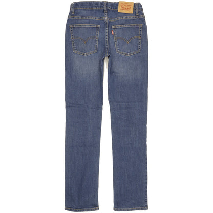 Levi's 511 Kids Blue Straight Slim Stretch Jeans W28 L31