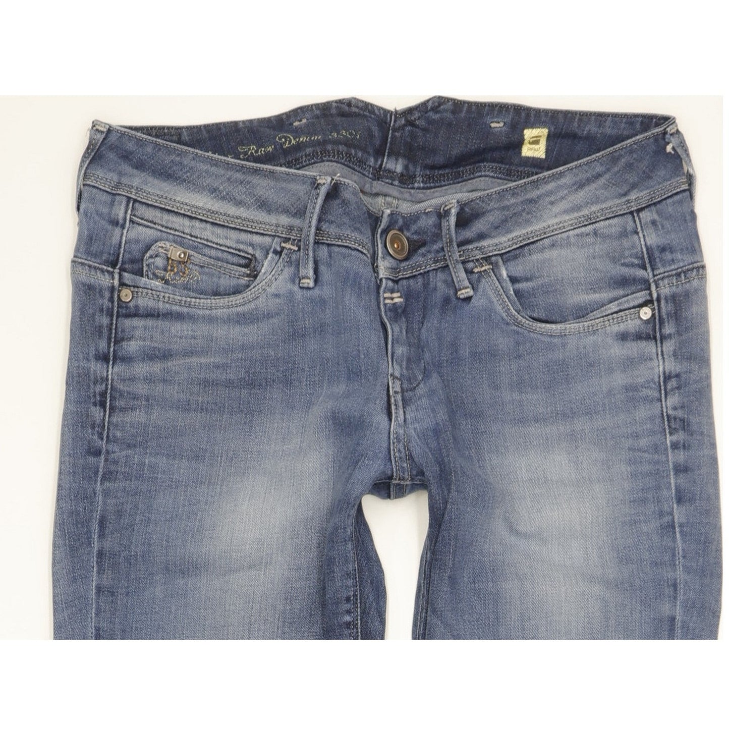 G-Star Colt Women Blue Skinny Slim Stretch Jeans W28 L31