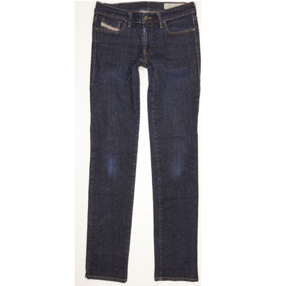 Diesel Straitzee Women Blue Straight Slim Stretch Jeans W28 L33