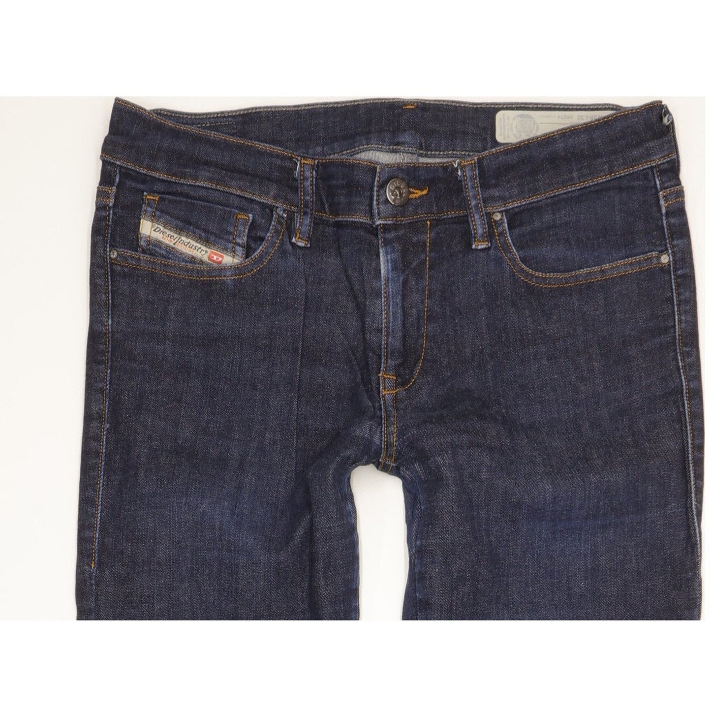 Diesel Straitzee Women Blue Straight Slim Stretch Jeans W28 L33