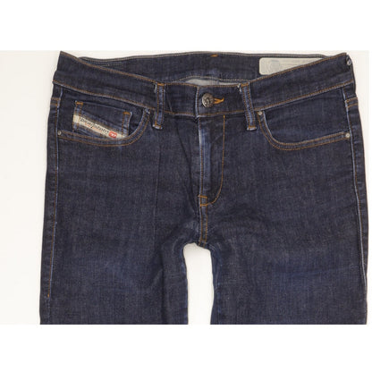 Diesel Straitzee Women Blue Straight Slim Stretch Jeans W28 L33