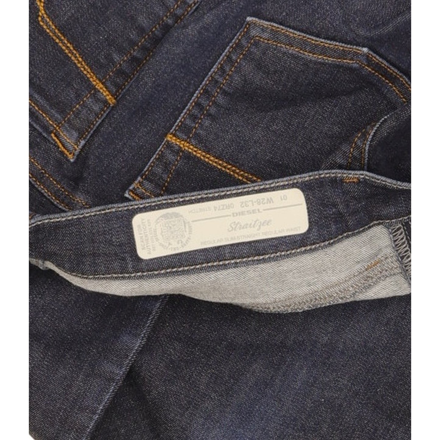 Diesel Straitzee Women Blue Straight Slim Stretch Jeans W28 L33
