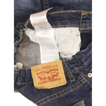 Levi's 512 Kids Blue Tapered Slim Stretch Jeans W24 L28