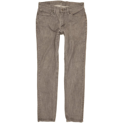 Levi's 511 Men Grey Straight Slim Stretch Jeans W31 L30
