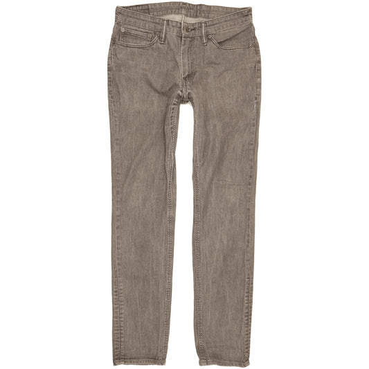 Levi's 511 Men Grey Straight Slim Stretch Jeans W31 L30