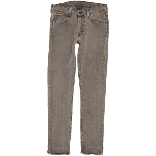 Levi's 510 Men Grey Skinny Slim Stretch Jeans W30 L30