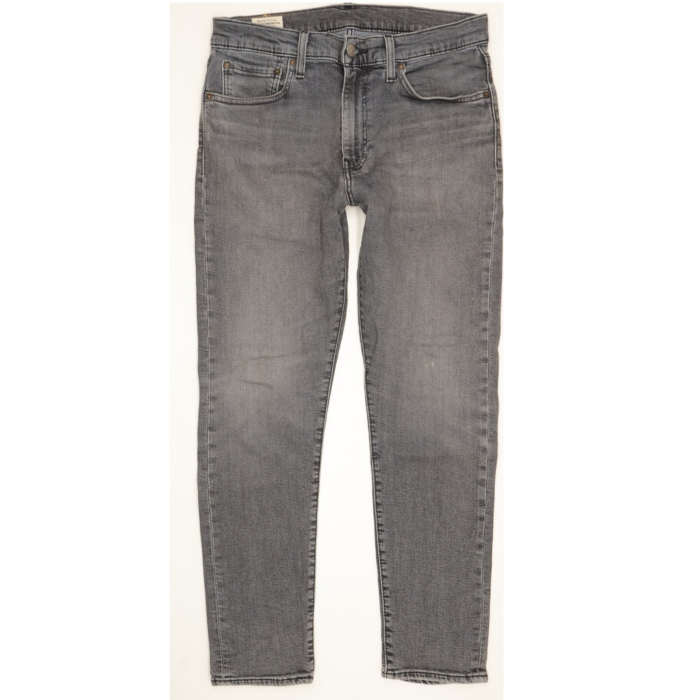 Levi's 512 Men Grey Tapered Slim Jeans W32 L29