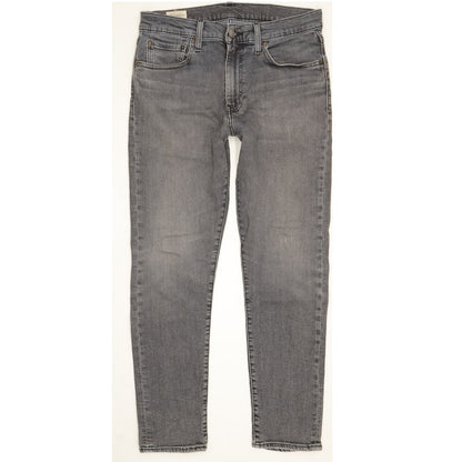Levi's 512 Men Grey Tapered Slim Jeans W32 L29